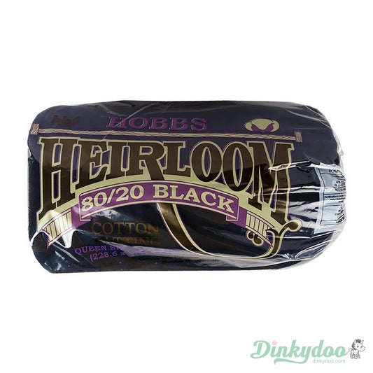 Hobbs Heirloom Black 80/20 Cotton/Poly Blend Batting - Queen Size