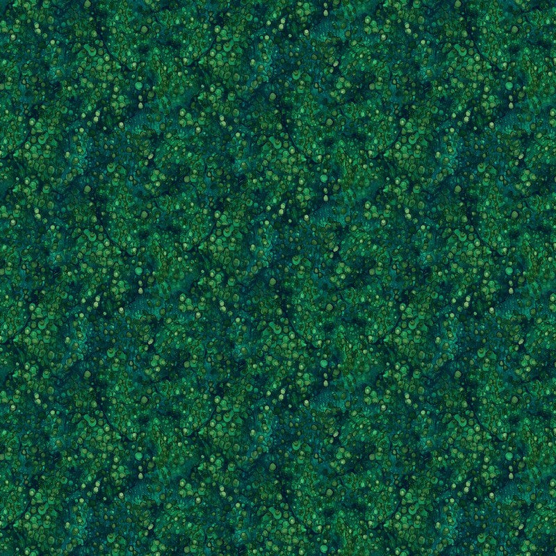 Allure - Textured Dots in Emerald - Deborah Edwards - Northcott