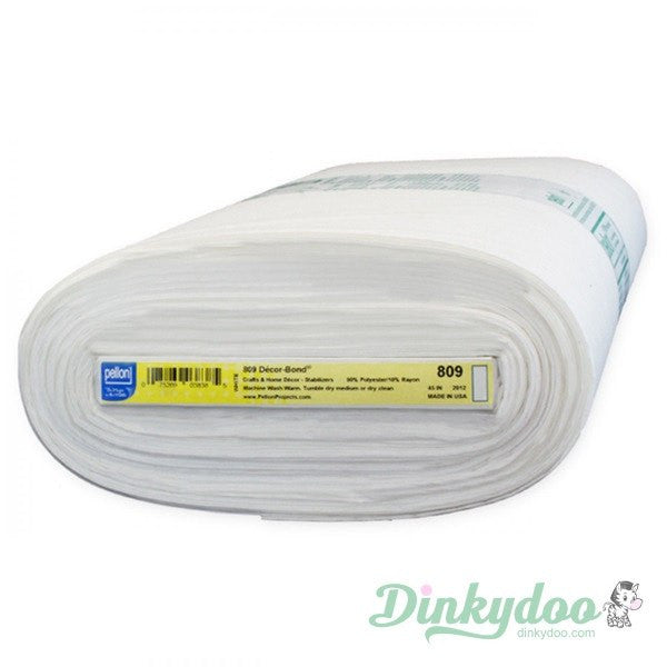 Pellon Decor Bond 1-Sided Fusible Stabilizer - White (1 Yard) - Dinkydoo Fabrics