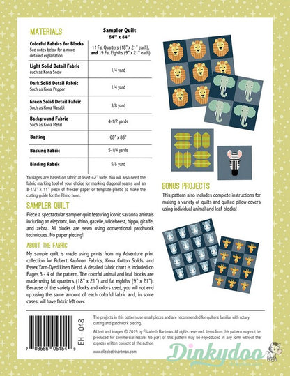 Spectacular Savanna Quilt Pattern - Elizabeth Hartman