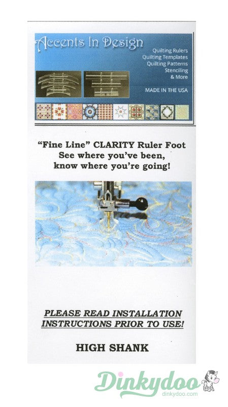 Fine Clarity Ruler Foot (High Shank)