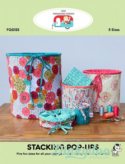 Stacking Pop-Ups Pattern - Sew Organized Design (Pre-order: Jan 2026)