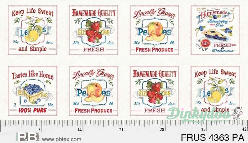 Fruit Stand - Fat Quarter Bundle - P&B Textiles