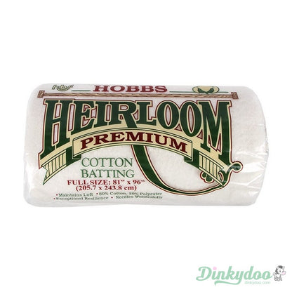 Hobbs Heirloom 80/20 Cotton/Poly Blend Batting - Full Size