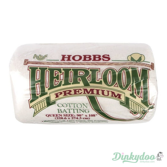 Hobbs Heirloom 80/20 Cotton/Poly Blend Batting - Queen Size
