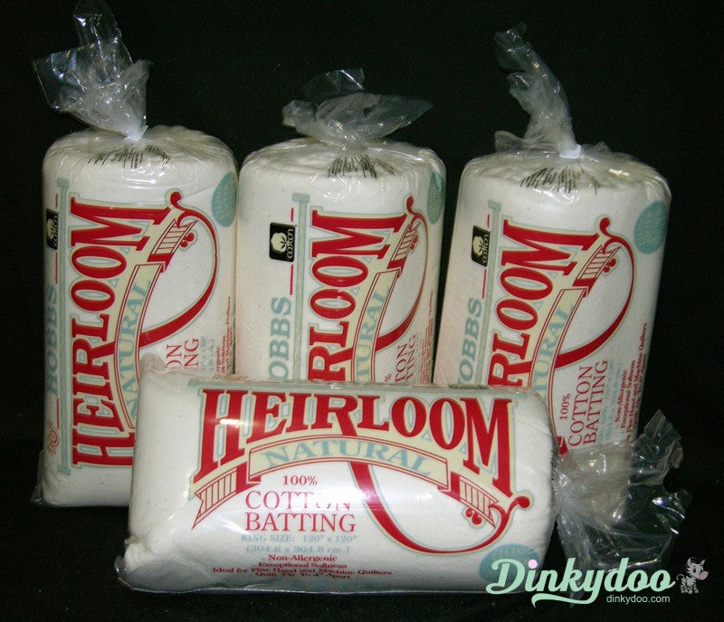 Hobbs Heirloom 100% Natural Cotton Batting - King Size