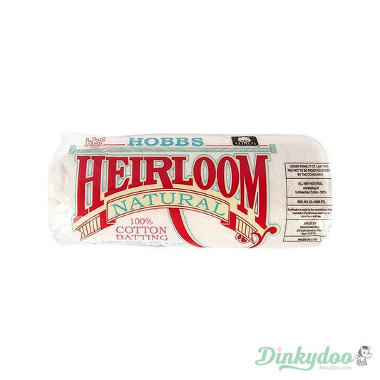 Hobbs Heirloom 100% Natural Cotton Batting - Crib Size
