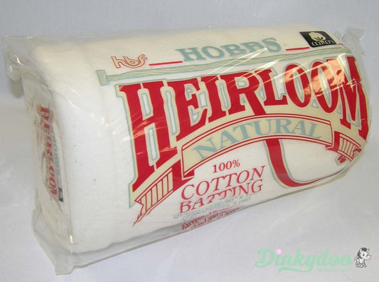 Hobbs Heirloom 100% Natural Cotton Batting - Queen Size