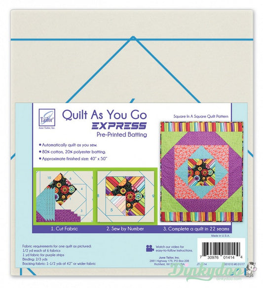 Quilt as you Go - Square in a Square Quilt - June Tailor Inc (Pre-order: Jul 2024)