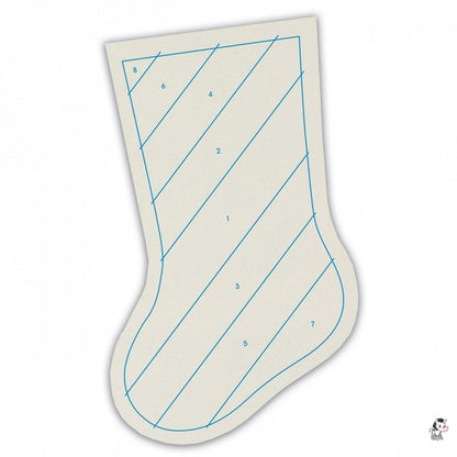 Quilt As You Go Holiday Stockings - June Tailor (Pre-order: May 2026) - Dinkydoo Fabrics