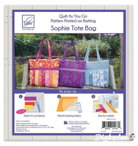 Quilt As You Go Tote Sophie Design - June Tailor (Pre-order: Mar 2026)