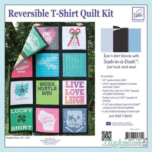 Reversible T-Shirt Quilt Kit - Black - June Tailor Inc (Pre-order: Jun 2024)