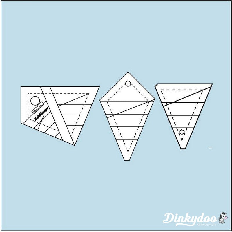 Bloc Loc - 4" Kaleidoscope Ruler