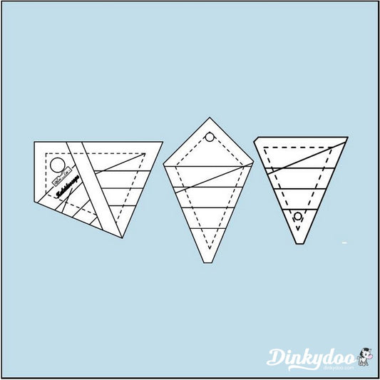 Bloc Loc - 3" Kaleidoscope Ruler