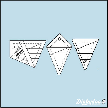 Bloc Loc - 6" Kaleidoscope Ruler (Pre-order: Feb 2026)