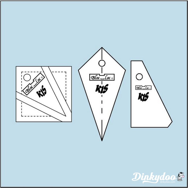 Bloc Loc - 2" Kite in a Square Ruler (Pre-order: Aug 2026)