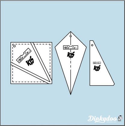 Bloc Loc - 6" Kite in a Square Ruler (Pre-order: Aug 2026)
