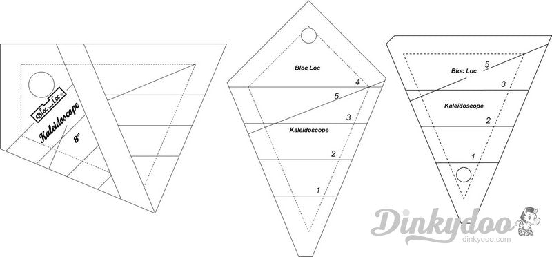 Bloc Loc - 8" Kaleidoscope Ruler (Pre-order: Feb 2026)