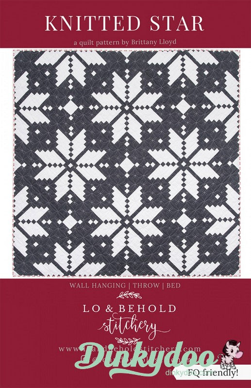 Knitted Star Quilt Pattern - Lo & Behold Stitchary (Pre-order: Aug 2026)