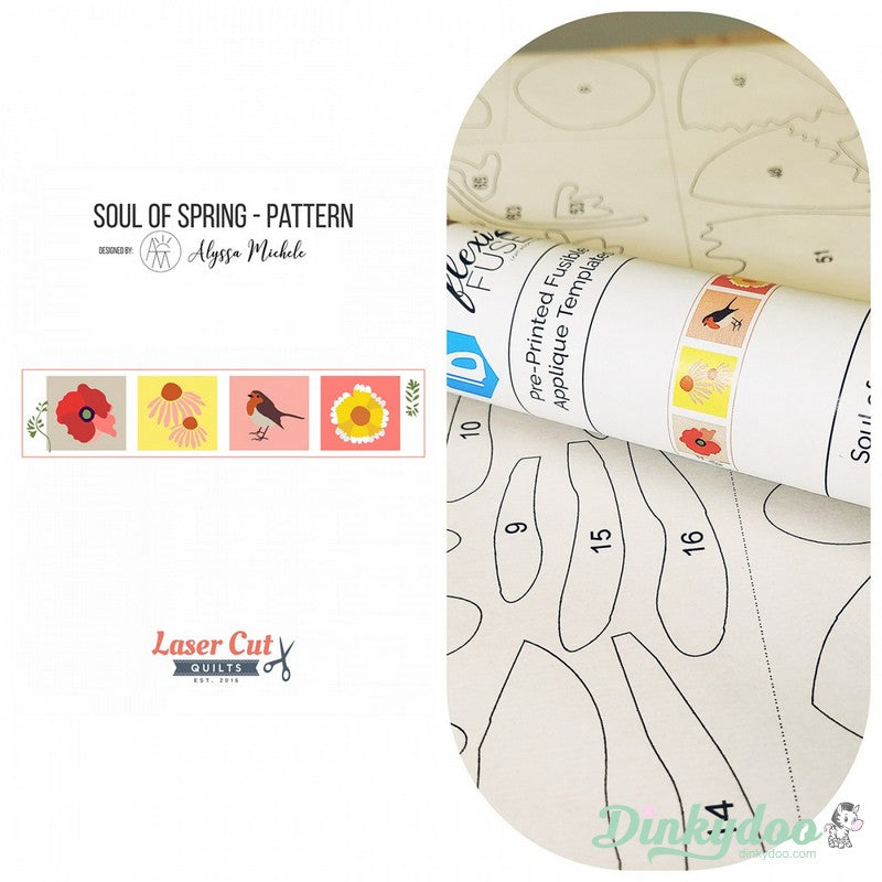 A Soul of Spring by Alyssa Woolstenhulme - Laser Cut Quilts