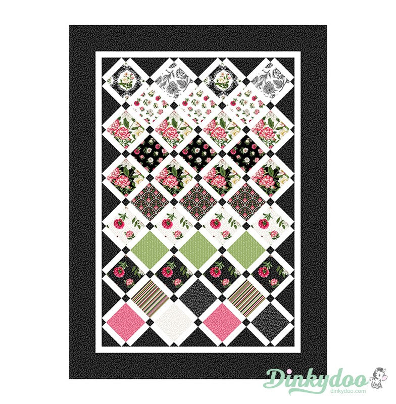 Bloom on Point Minis - Quilt Pattern - Castilleja Cotton