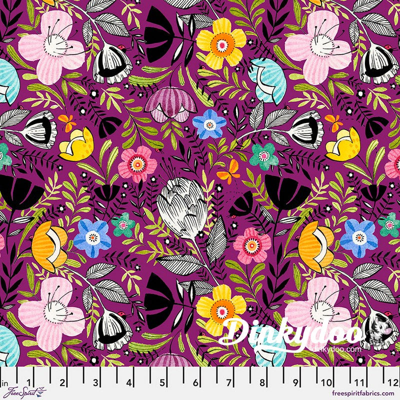 Here Kitty Kitty - Joy in Purple - Cori Dantini - Free Spirit