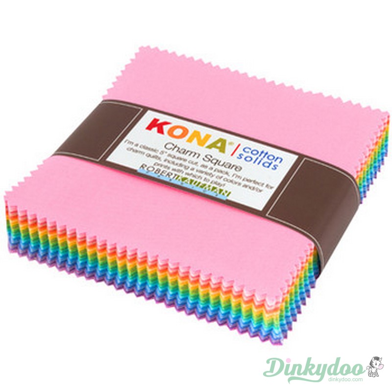 Kona Solids - Pastel Palette 85pc - Charm Pack - Robert Kaufman