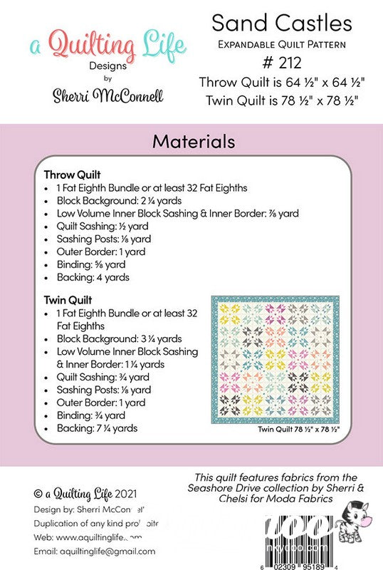 Sand Castles Quilt Pattern - Sherri & Chelsi