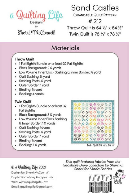 Sand Castles Quilt Pattern - Sherri & Chelsi