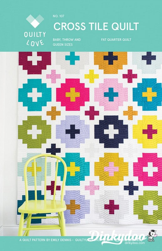 Cross Tile Quilt Pattern - Quilty Love