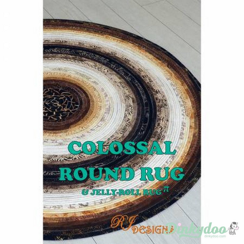 Colossal Round Jelly Roll Rug Pattern (Pre-order: Jan 2026)