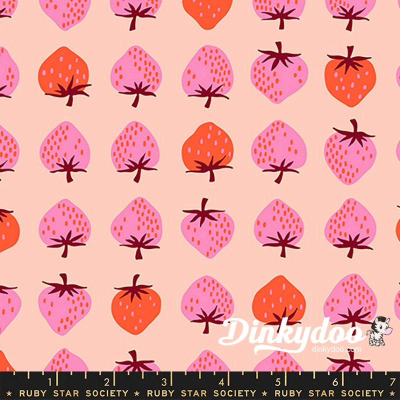 Strawberry & Friends - Strawberry in Pale Peach - Kimberly Kight - Ruby Star Society