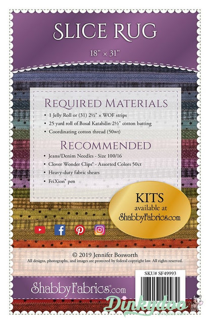 Slice Rug Pattern - Shabby Fabrics (Pre-order: Jan 2026)
