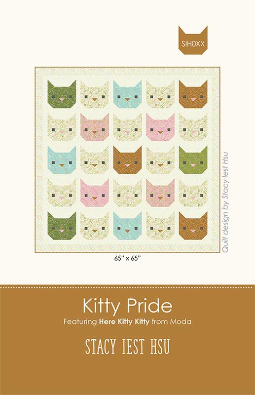 Here Kitty Kitty - Kitty Pride Quilt Pattern - Stacy Iest Hsu - Moda