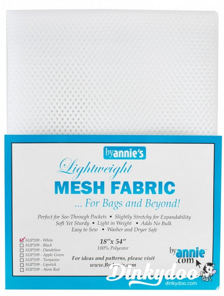 Lightweight Mesh Fabric by ByAnnie - White (Pre-order: Mar 2026)