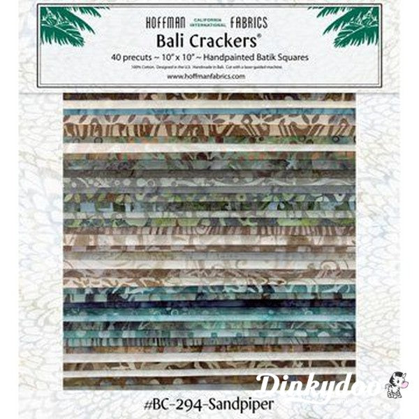 Bali Crackers - Sandpiper - Layer Cake - Hoffman