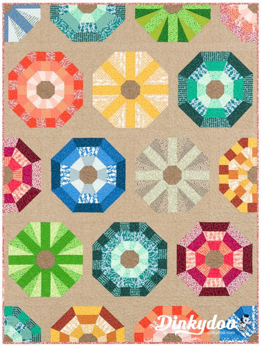 Sea Urchins Quilt Pattern - Elizabeth Hartman  (Pre-order: July 2024)