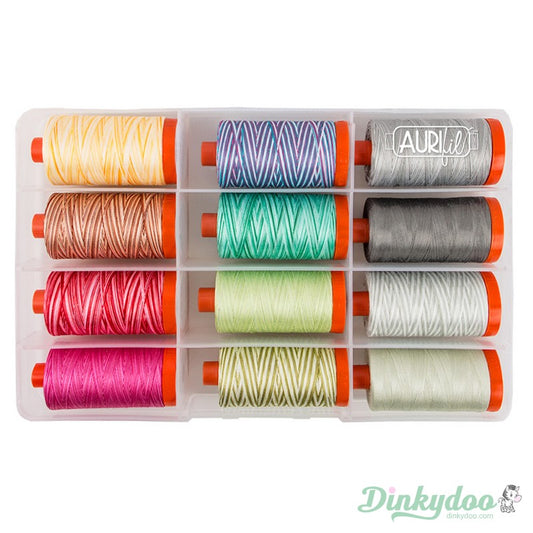 Tula Pink - Premium Collection 50wt - Aurifil (FREE STORAGE CASE) (Pre-order: May 2024)