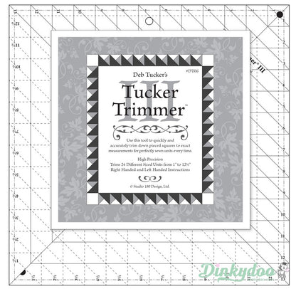 Tucker Trimmer 3 - 13"x13" Ruler - Deb Tucker (Pre-order: Jul 2024)