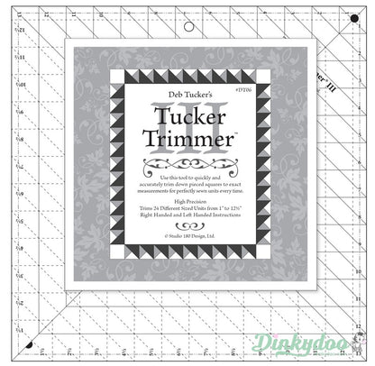 Tucker Trimmer 3 - 13"x13" Ruler - Deb Tucker (Pre-order: Jan 2026)