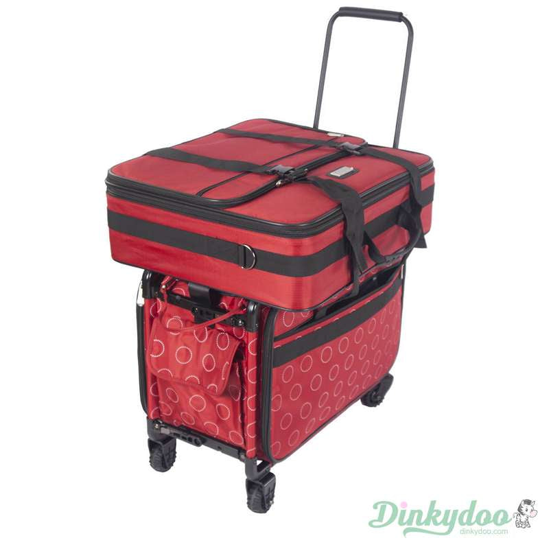 Tutto Machine on Wheels Carrying Case - Large (Cherry) (Pre-order: Jan 2026)