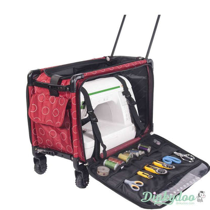 Tutto Machine on Wheels Carrying Case - Large (Cherry) (Pre-order: Jan 2026)