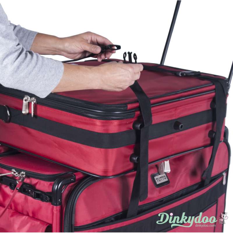 Tutto Machine on Wheels Carrying Case - Extra Large 2X (Red) 9228RMA