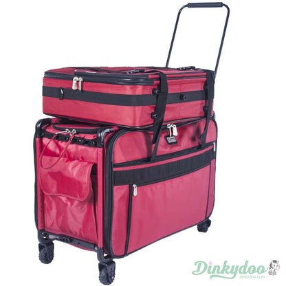 Tutto Machine on Wheels Carrying Case - Extra Large 2X (Red) 9228RMA