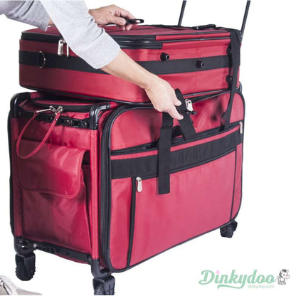 Tutto Machine on Wheels Carrying Case - Extra Large 2X (Red) 9228RMA
