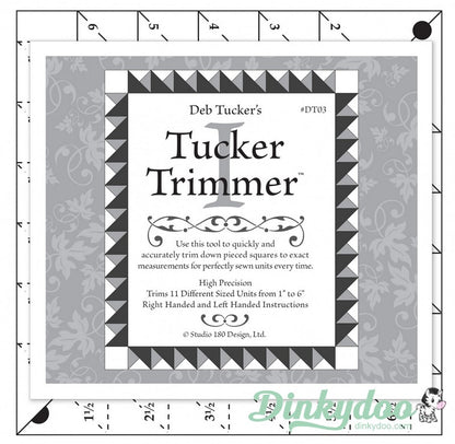 Tucker Trimmer 1 - 7"x7" Ruler - Deb Tucker (Pre-order: Jul 2024)