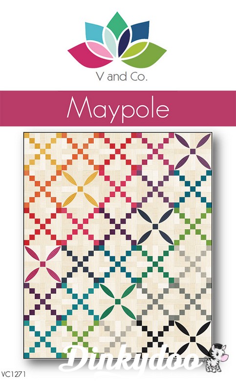 Ombre Maypole Quilt Pattern - V and Co.