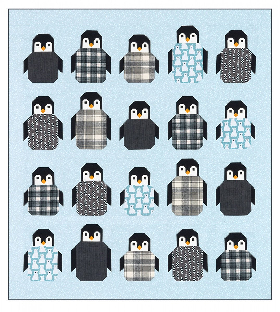 Penguin Party - Pattern - Elizabeth Hartman  (Pre-order: July 2024)