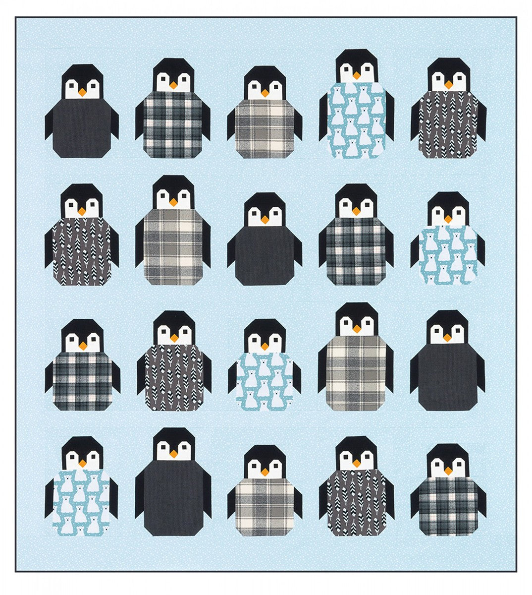 Penguin Party - Pattern - Elizabeth Hartman
