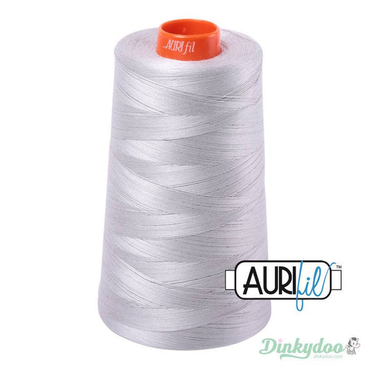 Aurifil Thread - Aluminum (2615) - 50wt Cone 6452yd - Dinkydoo Fabrics
